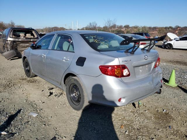 Photo 2 from auction – 2009 TOYOTA COROLLA BA with VIN 2T1BU40E59C178389