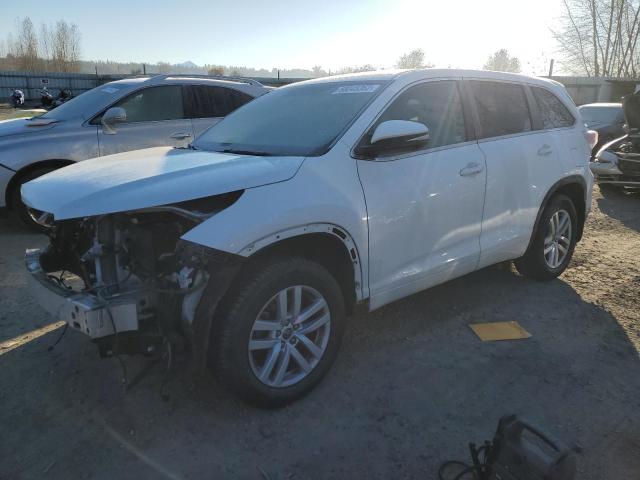 TOYOTA HIGHLANDER 2016 with VIN 5TDBKRFHXGS245853 - Photo from auction