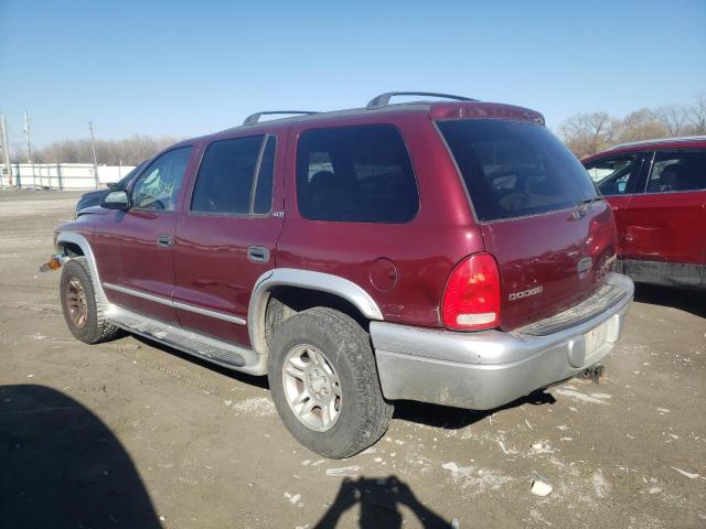 Photo 2 from auction – 2002 DODGE DURANGO SL with VIN 1B8HS58N52F124092