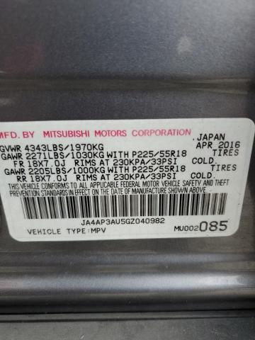 Photo 14 from auction – 2016 MITSUBISHI OUTLANDER with VIN JA4AP3AU5GZ040982