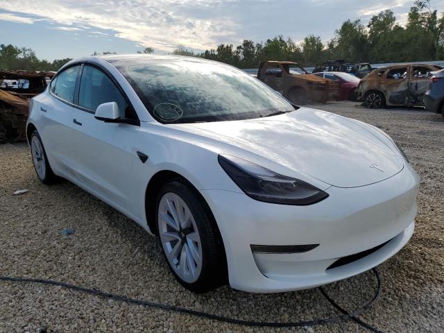 TESLA MODEL 3 2022 with VIN 5YJ3E1EB3NF356529 - Photo from auction