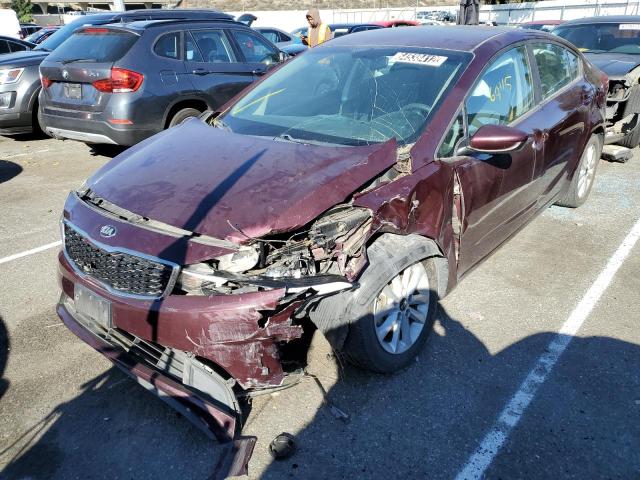 KIA FORTE LX 2017 with VIN 3KPFL4A73HE015857 - Photo from auction