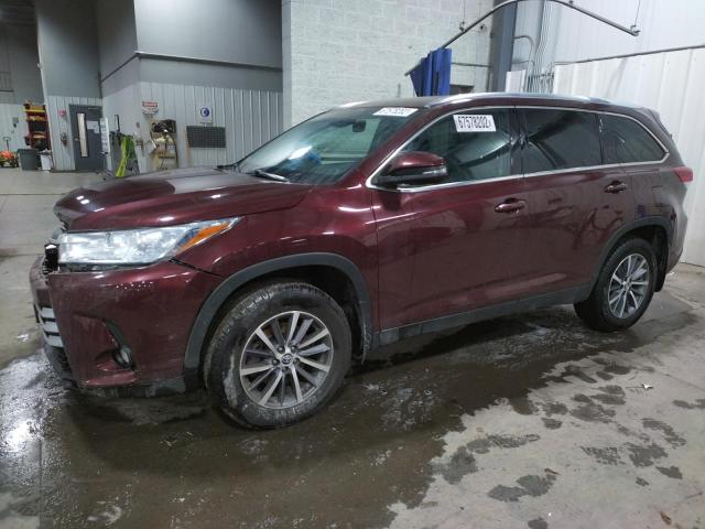 Photo 1 from auction – 2019 TOYOTA HIGHLANDER with VIN 5TDJZRFH6KS956370