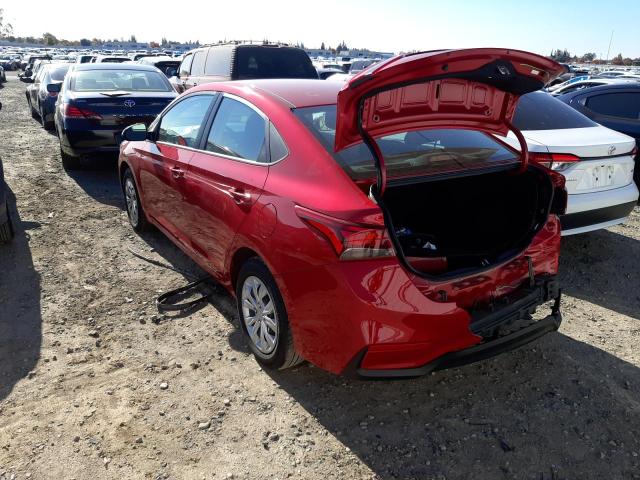 Photo 2 from auction – 2022 HYUNDAI ACCENT SE with VIN 3KPC24A67NE182554