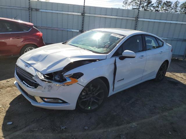 FORD FUSION SE 2018 with VIN 3FA6P0LU4JR128639 - Photo from auction