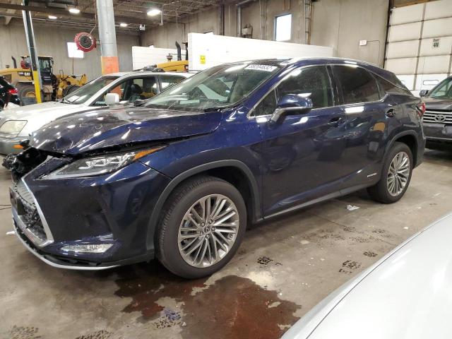 LEXUS RX 450H 2022 with VIN 2T2JGMDA4NC081703 - Photo from auction