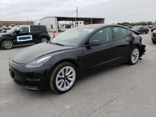 TESLA MODEL 3 2022 with VIN 5YJ3E1EA0NF185200 - Photo from auction