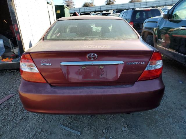 Photo 6 from auction – 2002 TOYOTA CAMRY LE with VIN 4T1BE32K12U011381