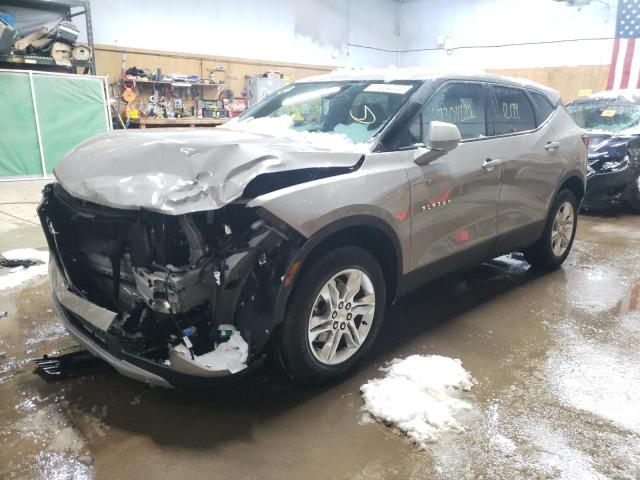 Photo 1 from auction – 2021 CHEVROLET BLAZER 2LT with VIN 3GNKBHR44MS583587