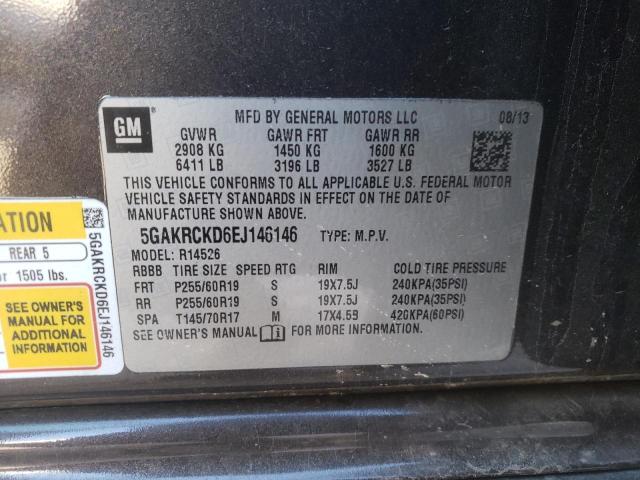 Photo 14 from auction – 2014 BUICK ENCLAVE with VIN 5GAKRCKD6EJ146146