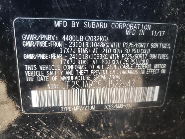 Photo 14 from auction – 2018 SUBARU FORESTER 2 with VIN JF2SJARC9JH522543