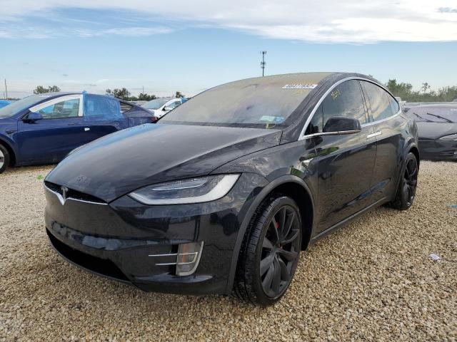 TESLA MODEL X 2017 with VIN 5YJXCAE49HF077650 - Photo from auction