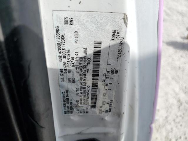 Photo 14 from auction – 2004 FORD ECONOLINE with VIN 1FTRE14W94HB54355