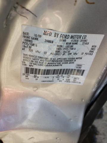 Photo 14 from auction – 2010 FORD ESCAPE LIM with VIN 1FMCU0EG5AKA94076