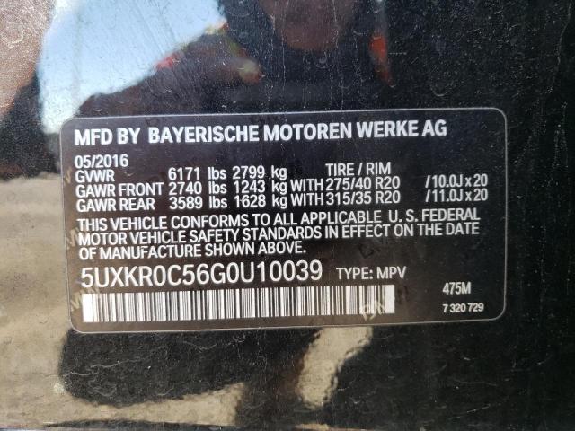 Photo 14 from auction – 2016 BMW X5 XDRIVE3 with VIN 5UXKR0C56G0U10039