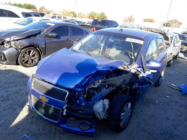 CHEVROLET AVEO LS 2009 with VIN KL1TD66E09B618614 - Photo from auction