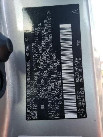 Photo 14 from auction – 2007 TOYOTA SIENNA CE with VIN 5TDZK23C87S076432