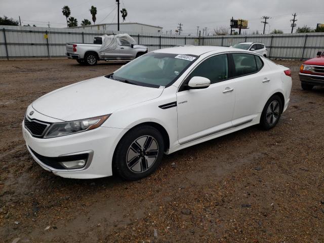 KIA OPTIMA HYB 2013 with VIN KNAGM4AD3D5052563 - Photo from auction