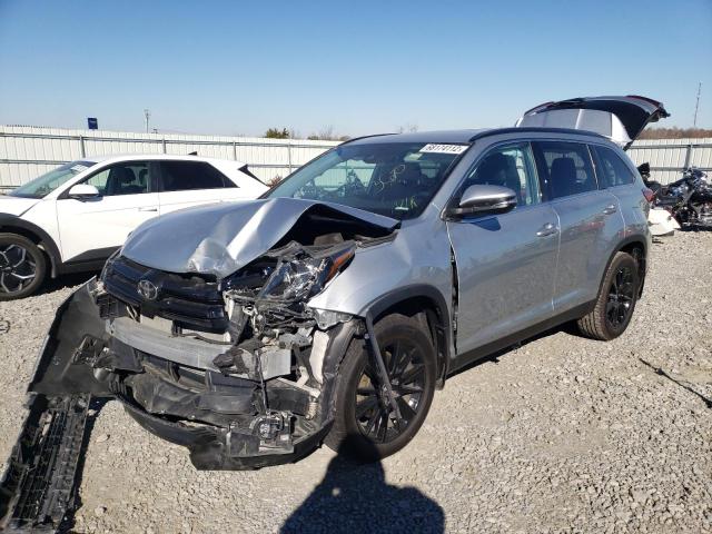 TOYOTA HIGHLANDER 2019 with VIN 5TDJZRFH4KS593339 - Photo from auction