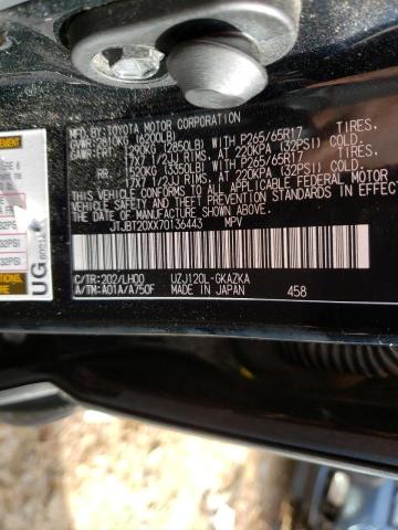 Photo 14 from auction – 2007 LEXUS GX 470 with VIN JTJBT20XX70136443