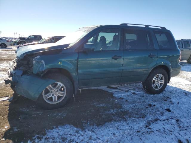HONDA PILOT EX 2003 with VIN 2HKYF18493H504665 - Photo from auction