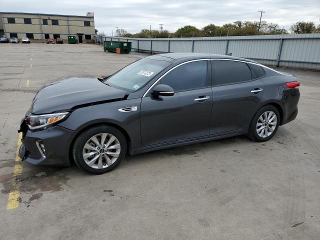 KIA OPTIMA LX 2018 with VIN 5XXGT4L32JG245448 - Photo from auction