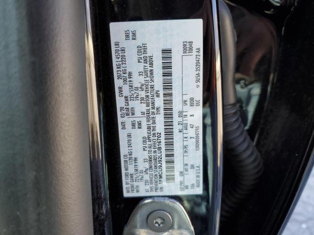 Photo 14 from auction – 2020 FORD ESCAPE TIT with VIN 1FMCU9J92LUB16702