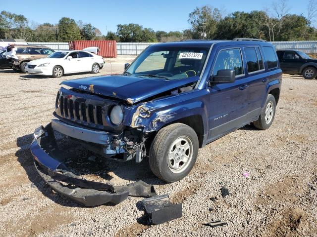 Photo 1 from auction – 2014 JEEP PATRIOT SP with VIN 1C4NJPBB4ED726342