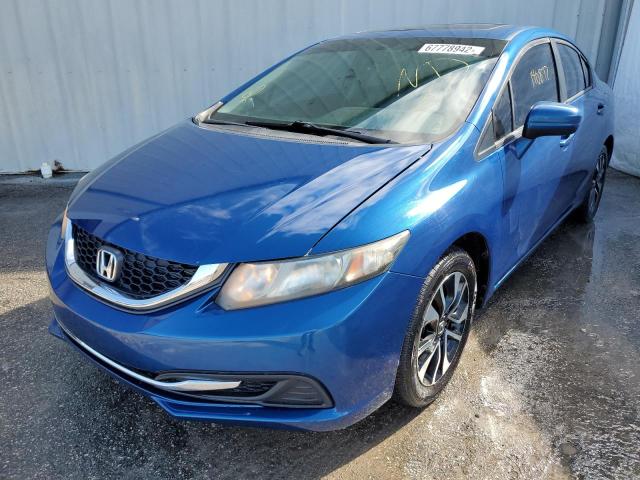 HONDA CIVIC EX 2014 con VIN 19XFB2F83EE071446 - Foto de la subasta