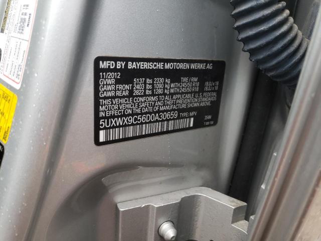Photo 14 from auction – 2013 BMW X3 XDRIVE2 with VIN 5UXWX9C56D0A30659
