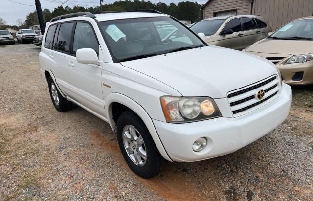 TOYOTA HIGHLANDER 2001 with VIN JTEGF21A110008301 - Photo from auction