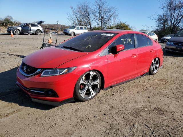 HONDA CIVIC SI 2015 with VIN 2HGFB6E50FH703437 - Photo from auction