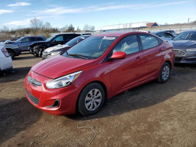 HYUNDAI ACCENT SE 2017 with VIN KMHCT4AE3HU213918 - Photo from auction