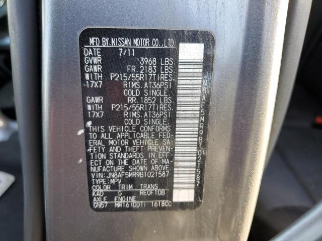 Photo 14 from auction – 2011 NISSAN JUKE S with VIN JN8AF5MR9BT021587