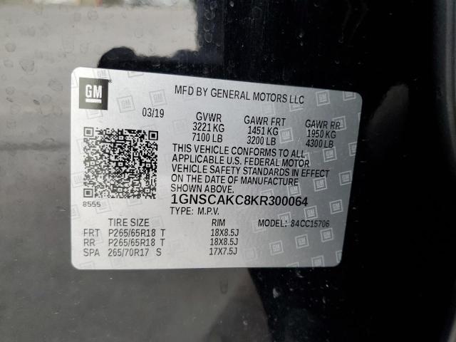 Photo 14 from auction – 2019 CHEVROLET TAHOE C150 with VIN 1GNSCAKC8KR300064