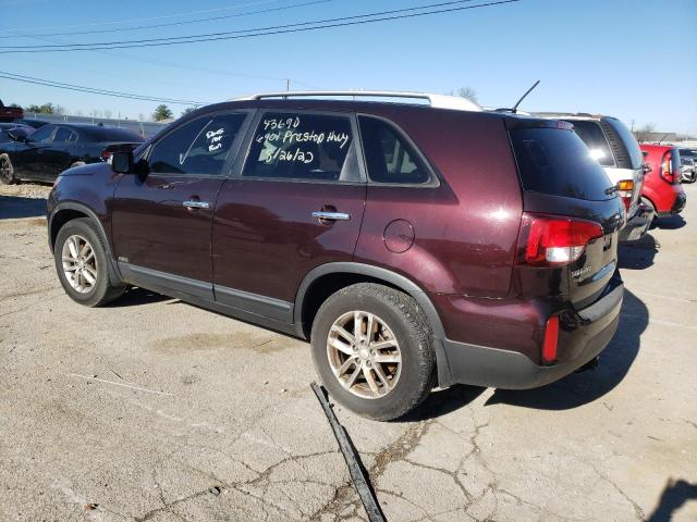 Photo 2 from auction – 2015 KIA SORENTO LX with VIN 5XYKTDA62FG560504