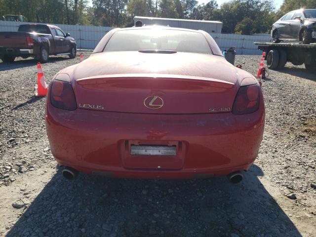 Photo 6 from auction – 2002 LEXUS SC 430 with VIN JTHFN48Y320002520