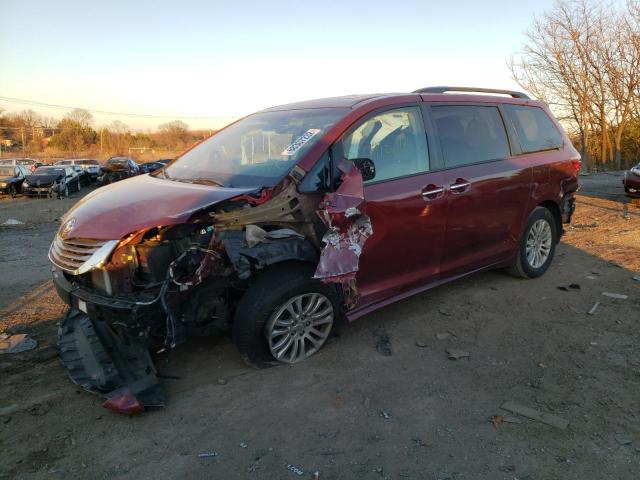 TOYOTA SIENNA XLE 2016 with VIN 5TDYK3DC0GS691511 - Photo from auction