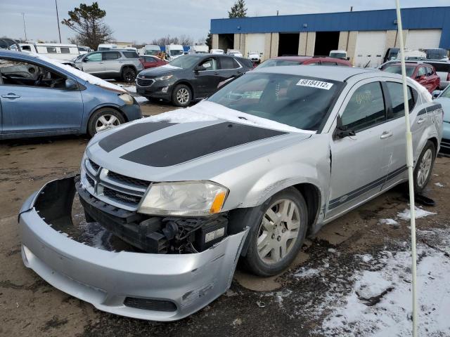 DODGE AVENGER SE 2012 with VIN 1C3CDZAB6CN136750 - Photo from auction
