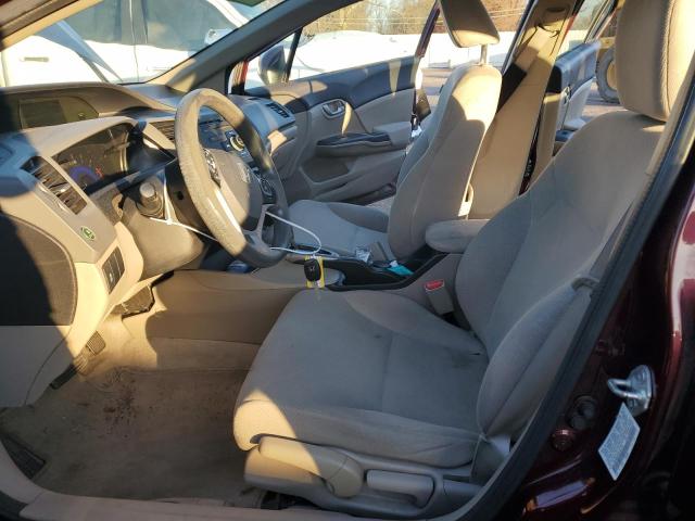 Photo 7 from auction – 2012 HONDA CIVIC LX with VIN 19XFB2F58CE342746