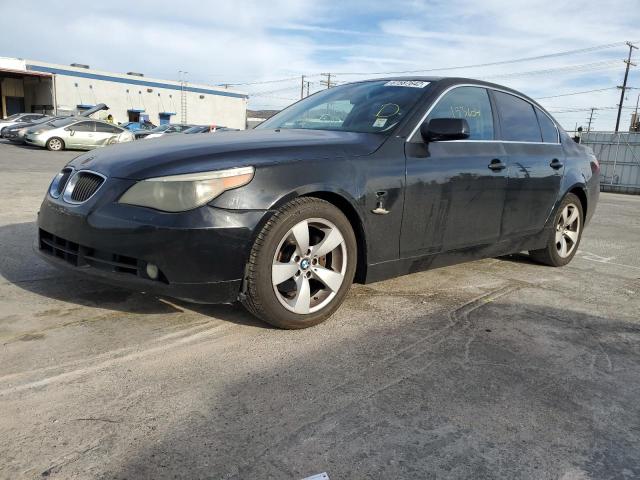 BMW 525 I 2007 with VIN WBANE53597CW60863 - Photo from auction