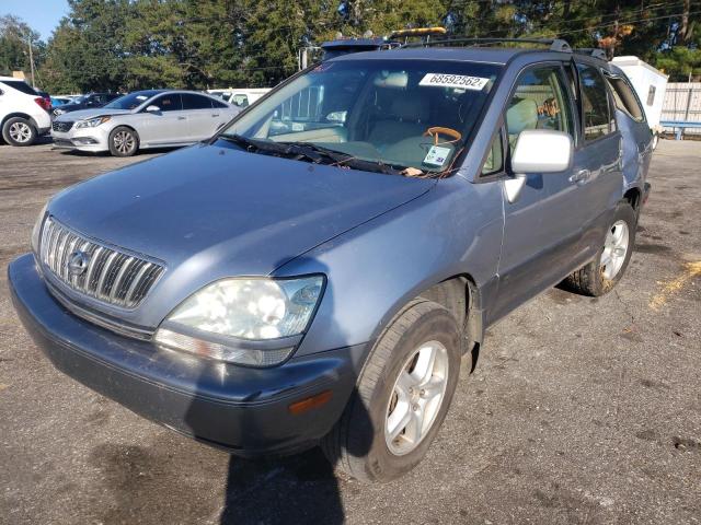 LEXUS RX 300 2002 with VIN JTJGF10UX20128011 - Photo from auction