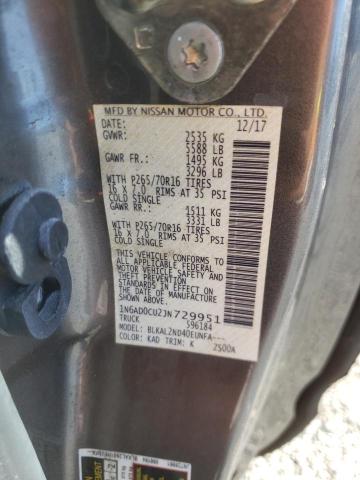 Photo 14 from auction – 2018 NISSAN FRONTIER S with VIN 1N6AD0CU2JN729951