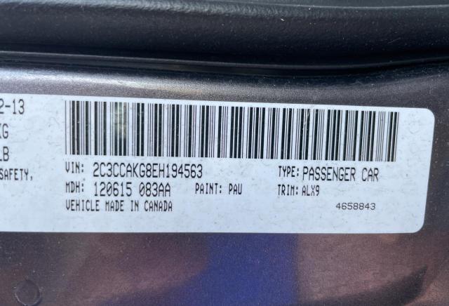 Photo 10 from auction – 2014 CHRYSLER 300C with VIN 2C3CCAKG8EH194563