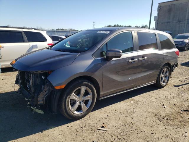 HONDA ODYSSEY EX 2018 with VIN 5FNRL6H7XJB021248 - Photo from auction
