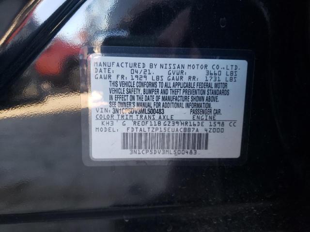 Photo 14 from auction – 2021 NISSAN KICKS SR with VIN 3N1CP5DV3ML500483