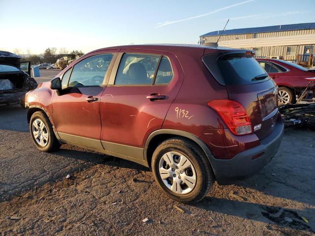 Photo 2 from auction – 2016 CHEVROLET TRAX LS with VIN 3GNCJKSB8GL278024