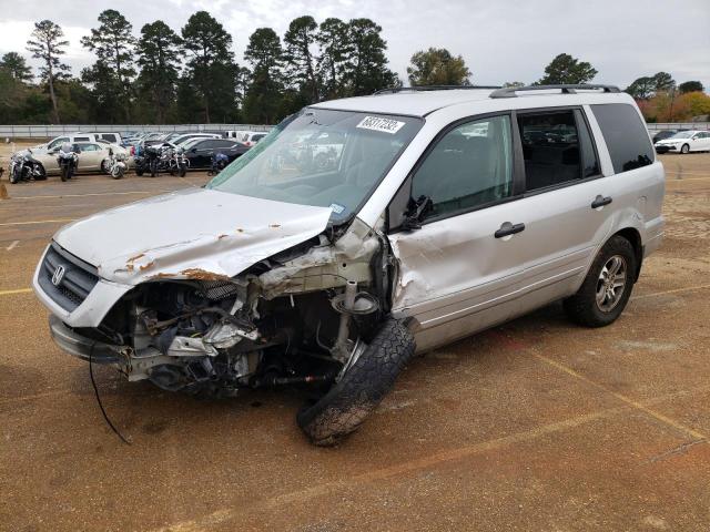 HONDA PILOT EX 2005 with VIN 5FNYF18475B009916 - Photo from auction