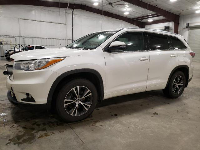 TOYOTA HIGHLANDER 2016 with VIN 5TDJKRFH9GS292724 - Photo from auction