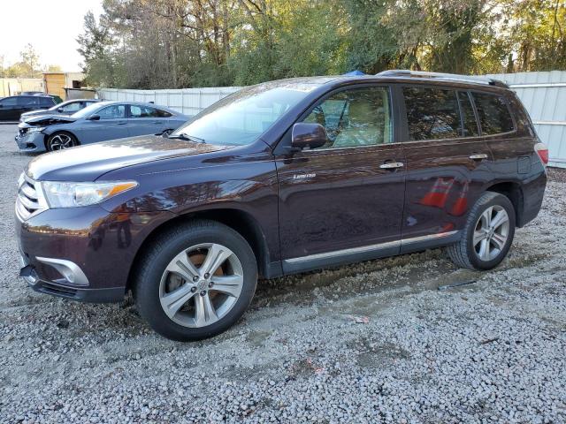TOYOTA HIGHLANDER 2013 with VIN 5TDYK3EH6DS131871 - Photo from auction